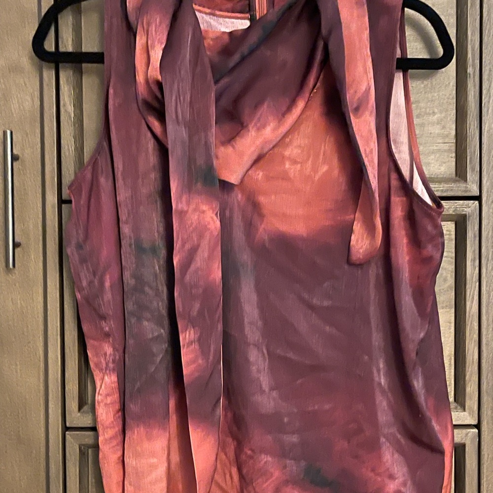DKNY Women's Tie-Dye Sleeveless Top